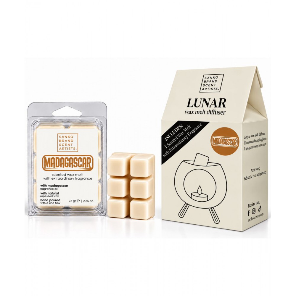 Δοχείο και Wax melt MADAGASCAR