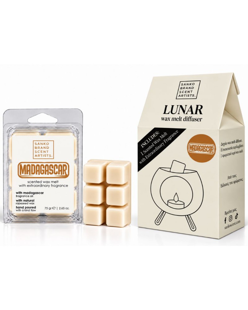Δοχείο και Wax melt MADAGASCAR