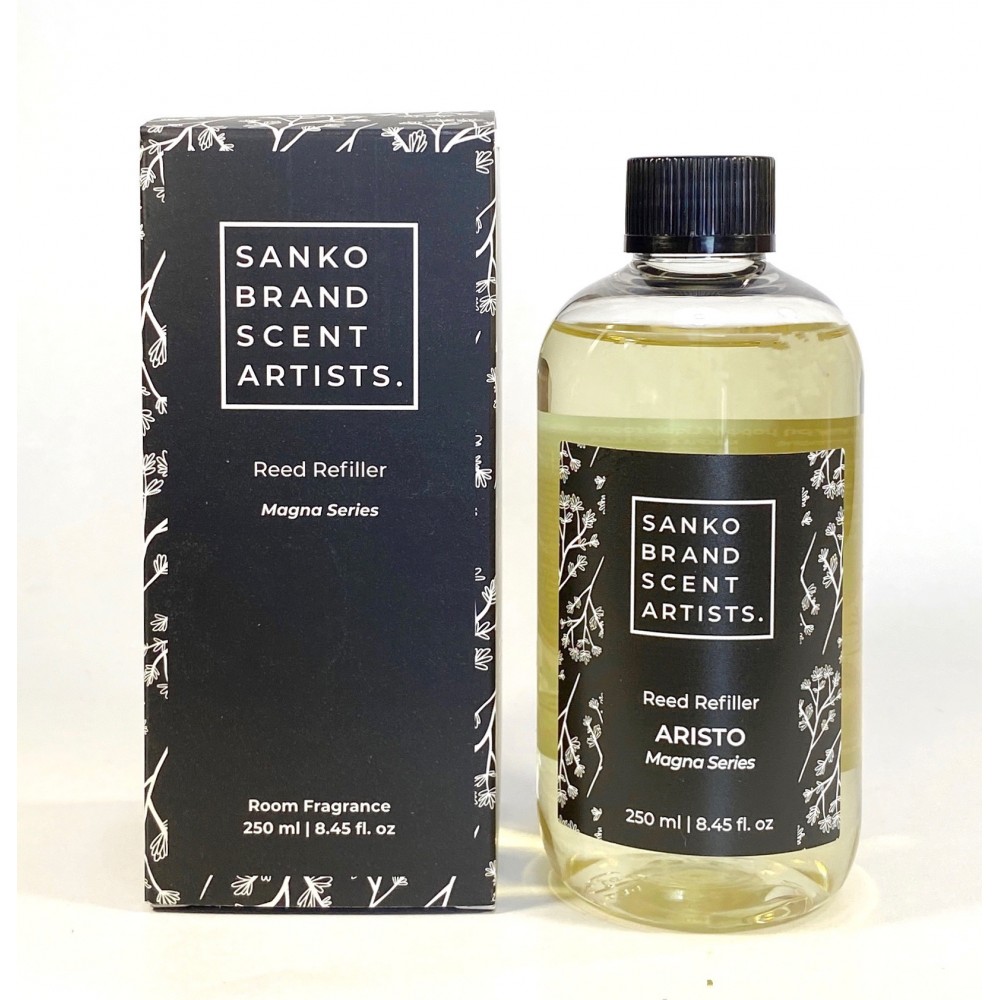 Ανταλλακτικό Αρωματικό Χώρου με Στικς Reed Diffuser Aristo 250 ml