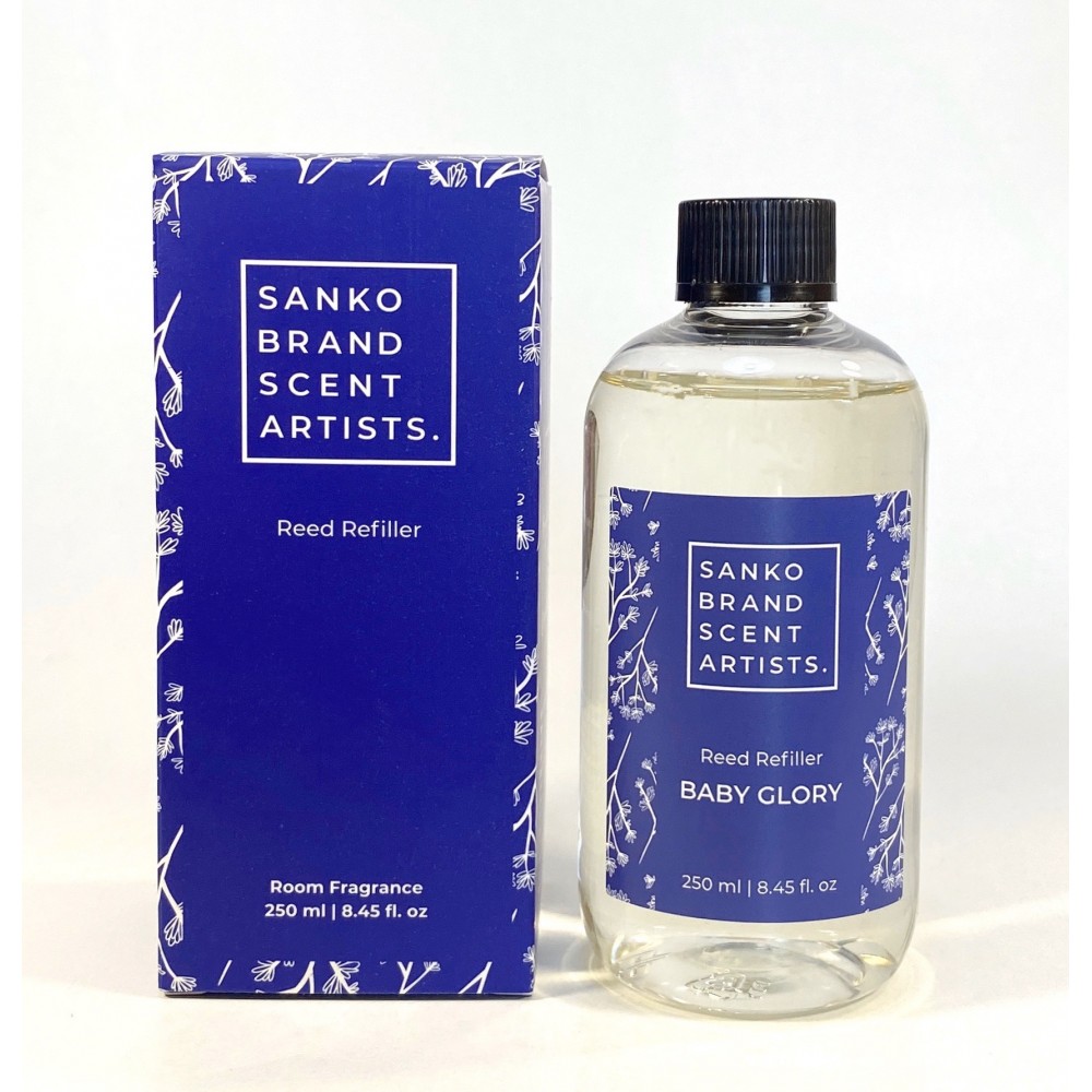 Ανταλλακτικό Αρωματικό Χώρου με Στικς Reed Diffuser Baby Glory 250 ml