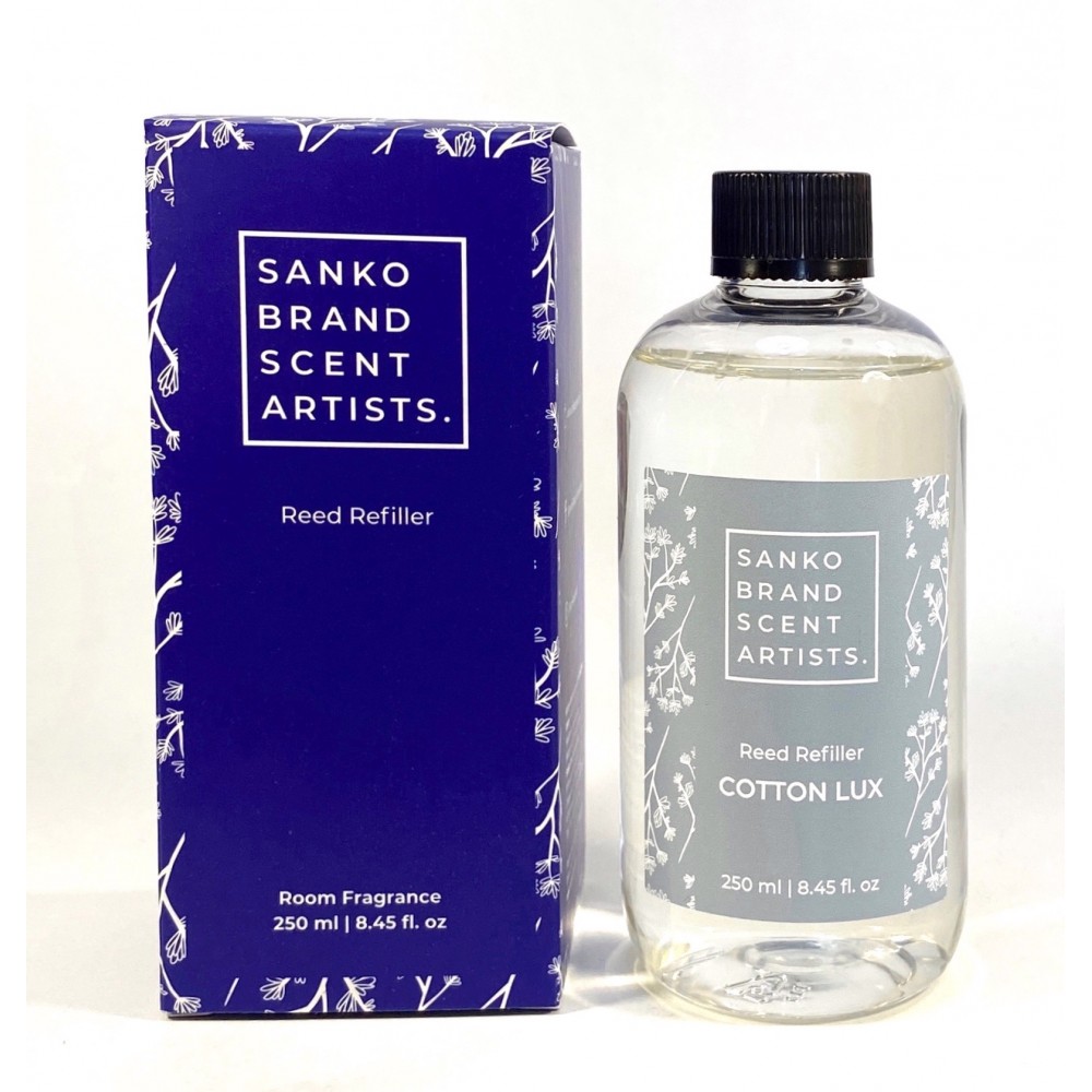 Ανταλλακτικό Αρωματικό Χώρου με Στικς Reed Diffuser Cotton Lux 250 ml