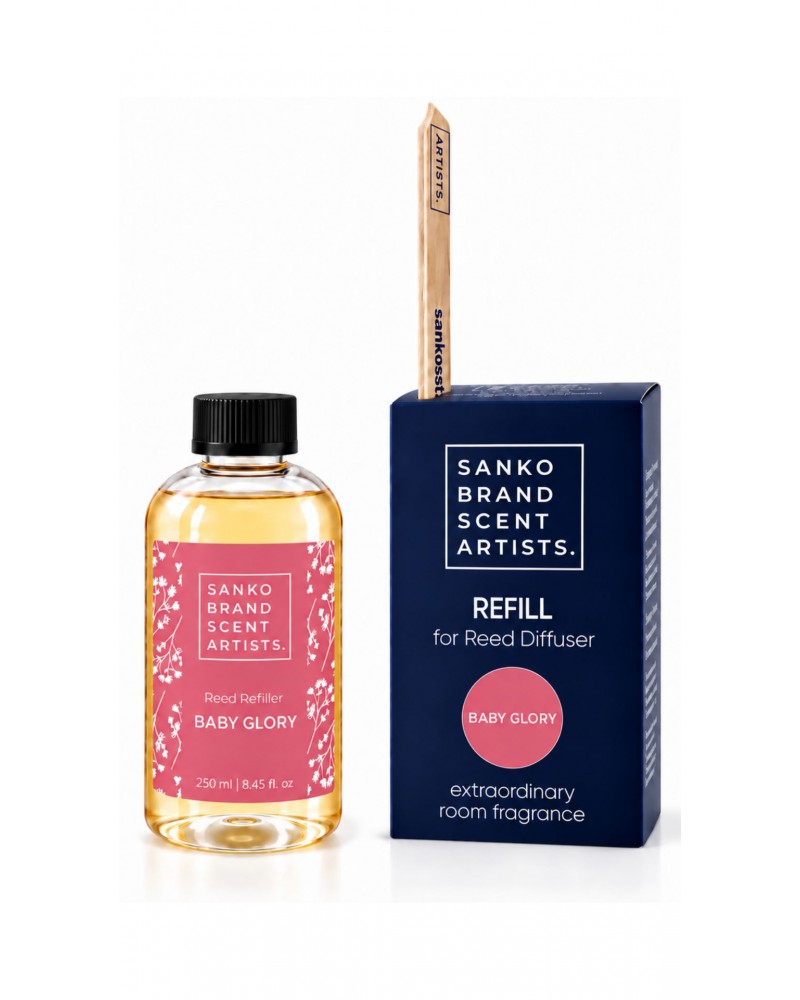 Ανταλλακτικό αρωματικό χώρου με στικς BABY GLORY 250ml