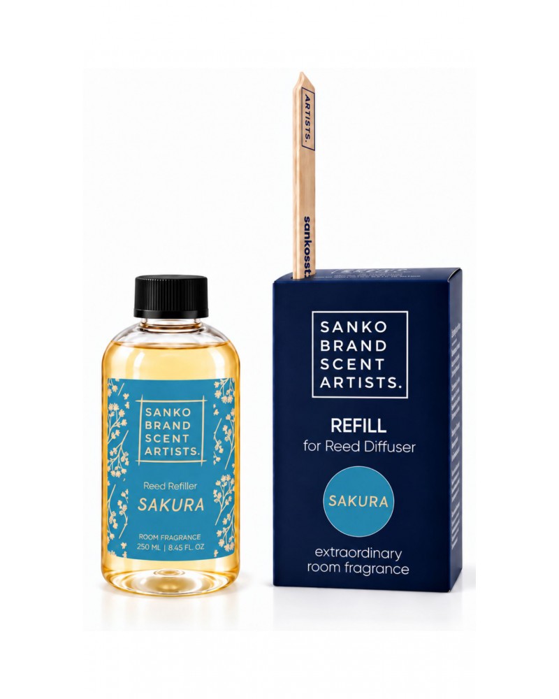 Ανταλλακτικό αρωματικό χώρου με στικς SAKURA 250ml
